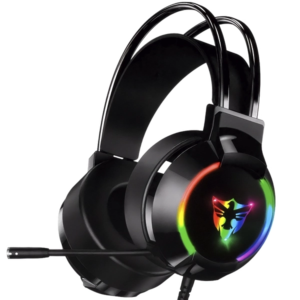 Headset Gaming Satellite AE-304 con USB para PC - Negro