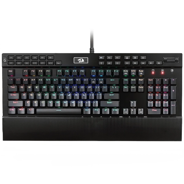 Teclado Gaming Mecánico Redragon Yama K550 Inglés USB con Backlight RGB Chroma - Negro