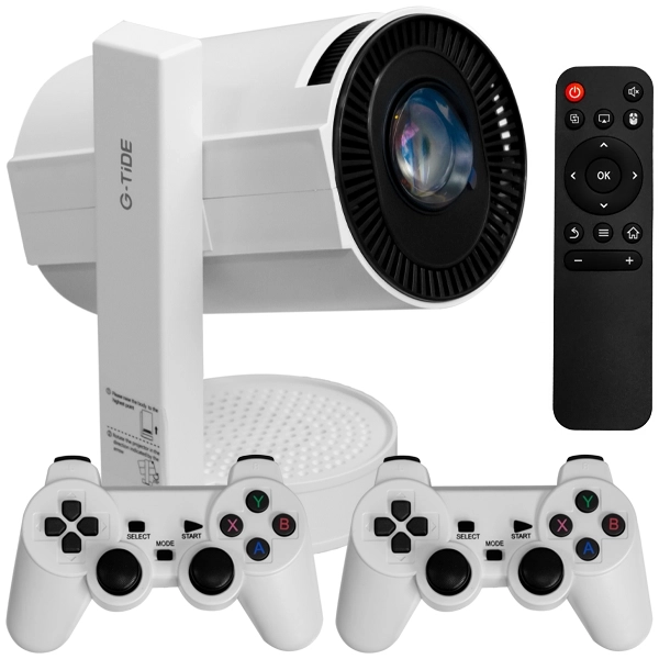 Projetor G-tide PJ10 130 ANSI Lúmens com Wi-Fi/Bluetooth Bivolt - Blanco