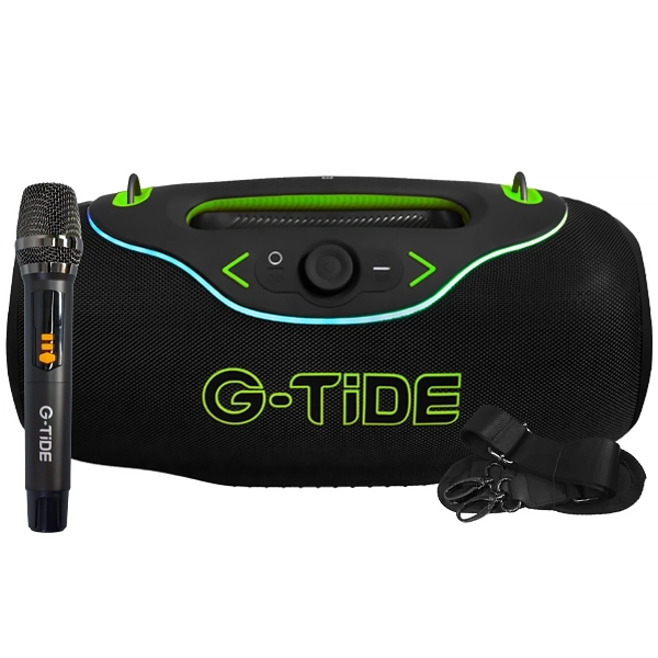 Speaker G-TiDE ThunderBass Pro con Bluetooth/NFC/Auxiliar/USB - Negro