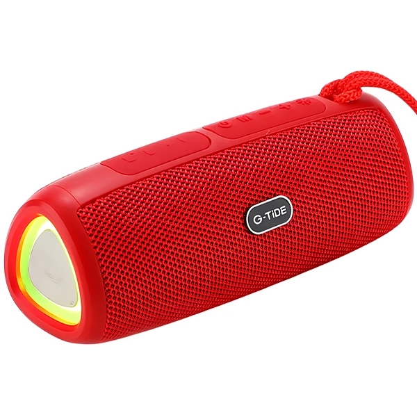 Speaker G-TiDE SH20 con Bluetooth/Auxiliar/USB - Rojo