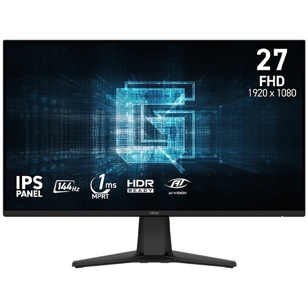 Monitor Gamer MSI G275L E14 de 24.5" Full HD 144Hz 4 ms GTG con DisplayPort/HDMI