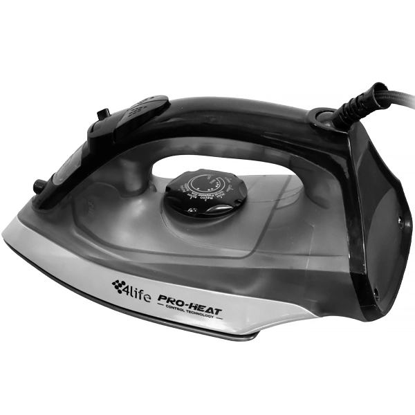 Plancha 4life FL1229G de 1.200 watts Antiadherente + Spray 110V ~ 50/60Hz - Gris