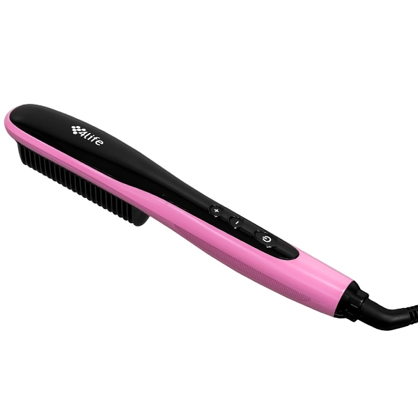 Cepillo Eléctrico 4life FlowEase FL1850P con 45 watts Bivolt - Rosa/Negro