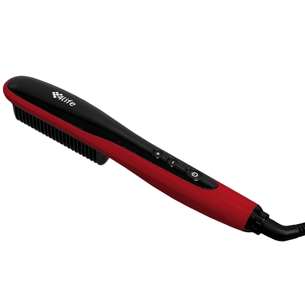 Escova Elétrica 4life FlowEase FL1850R com 45 watts Bivolt - Vermelho/Preto