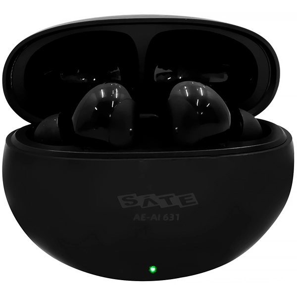 Auricular Inalámbrico Satellite AE-AI631 TWS con Bluetooth y Micrófono - Negro
