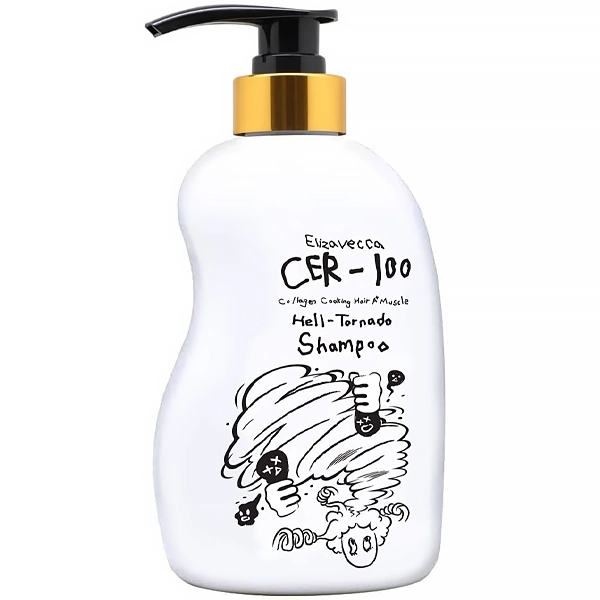 Shampoo Elizavecca CER-100 Collagen Coating Hair A+ Muscle 500 ml (S/ Caja)