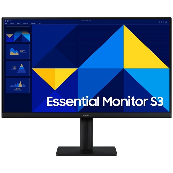 Monitor Samsung Essential S3 S22D300GAN de 22" Full HD 16:9 100Hz 5 ms con VGA/HDMI