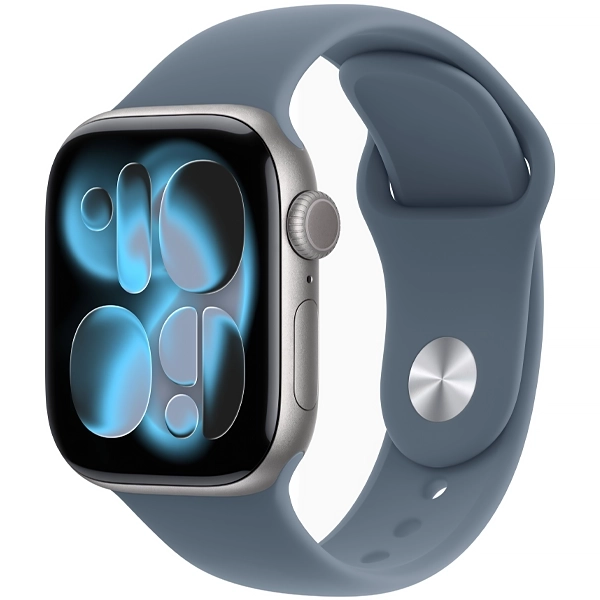 Apple Watch Series 11 42 mm/M/L MEW14LW A3331 GPS - Space Gray Aluminum/Anchor Blue Sport