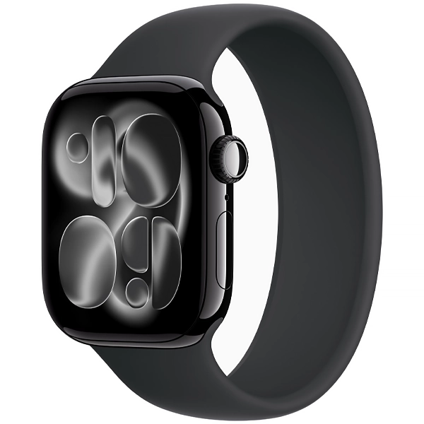 Apple Watch Series 11 42 mm/Size 5 MEW04LW A3331 GPS - Jet Black Aluminum/Black Solo Loop