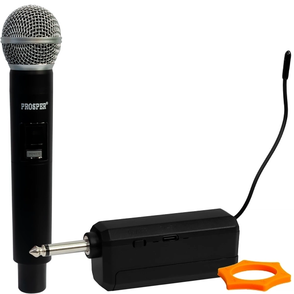 Micrófono Inalámbrico Prosper P-6191 - Negro