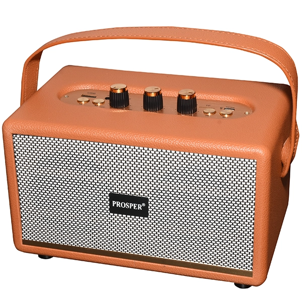 Speaker Prosper MK-324 60 watts P.M.P.O con Bluetooth/Auxiliar/Micro SD - Naranja