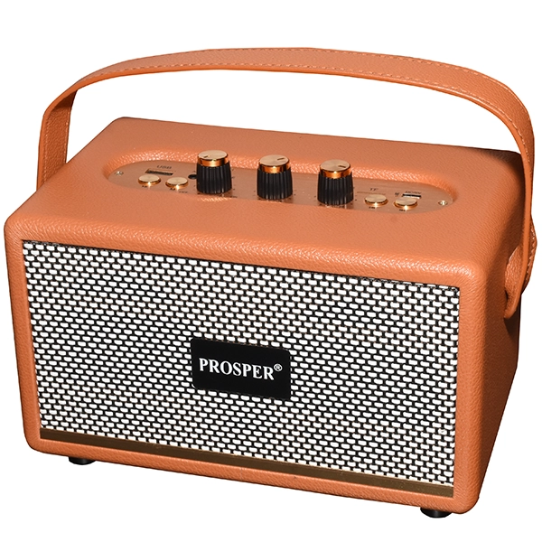 Speaker Prosper MK-321 60 watts P.M.P.O con Bluetooth/Auxiliar/Micro SD - Naranja