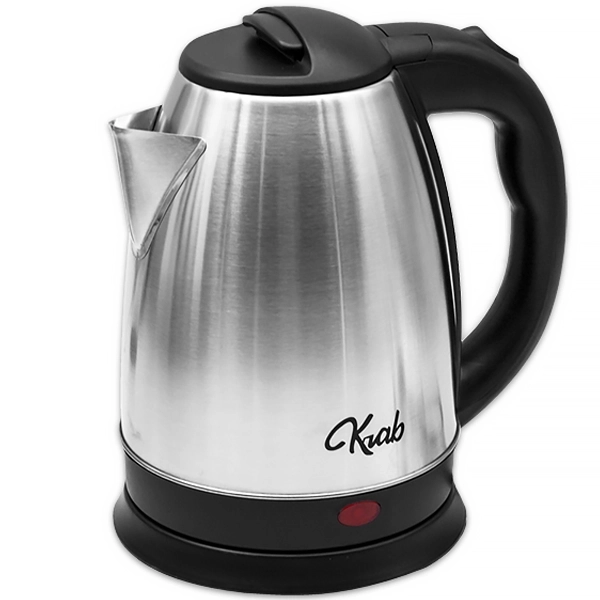 Jarra Eléctrica Krab KB2L 1.500 watts 2 Litros 220 ~ 50/60 Hz - Plata/Negra