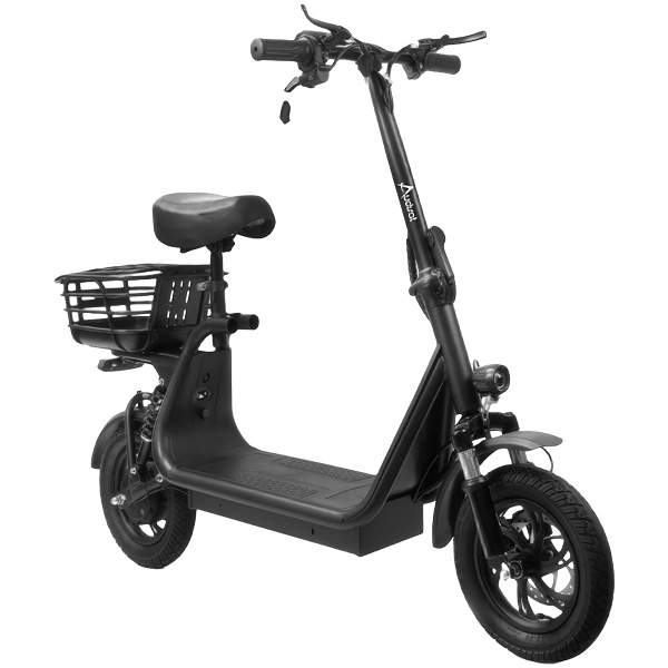 Monopatín Eléctrico Audisat HL12 con Ruedas de 12" hasta 32 km/h - Negro (1 Mes de Garantía)