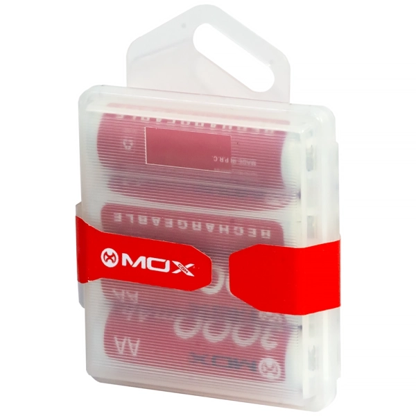 Pila Recargable AA MOX de 3.000 mAh 1.2V - 4 Unidades