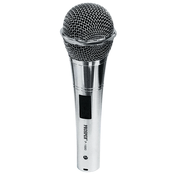 Micrófono Prosper P-6180 Unidireccional - Plata