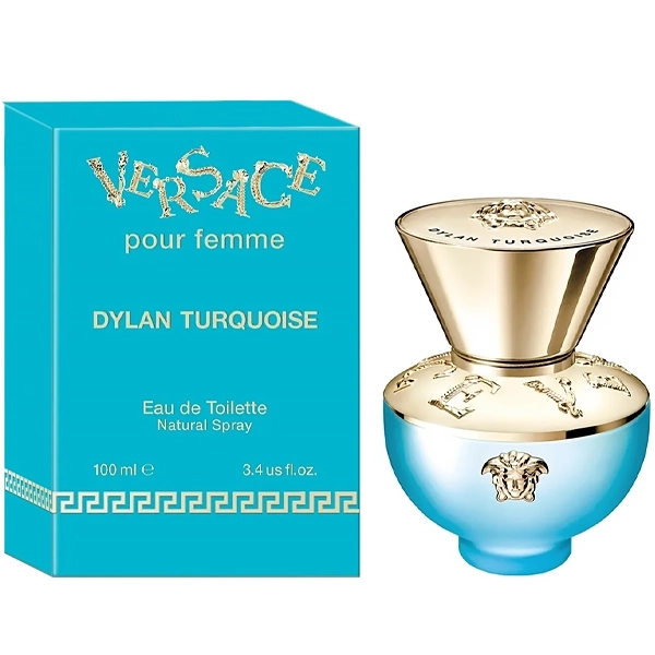 Perfume Feminino Versace Dylan Turquoise Pour Femme EDT 100 ml