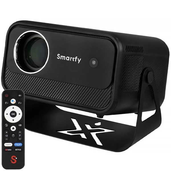 Proyector Smartfy PG03B 2.500 Lúmens con Wifi Bivolt - Negro