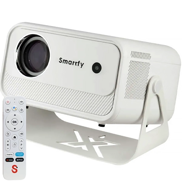 Proyector Smartfy PG03W 2.500 Lúmens con Wifi Bivolt - Blanco