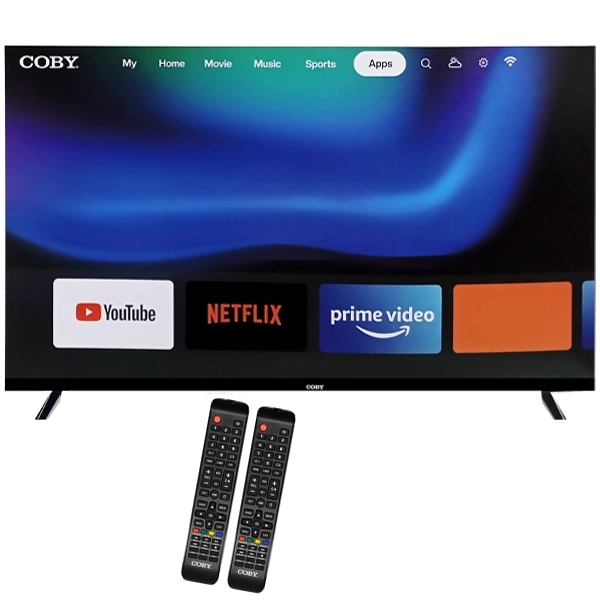 Smart TV LED 32" Coby CY3359-32ISDBT-HD HD Android Wi-Fi con Conversor Digital