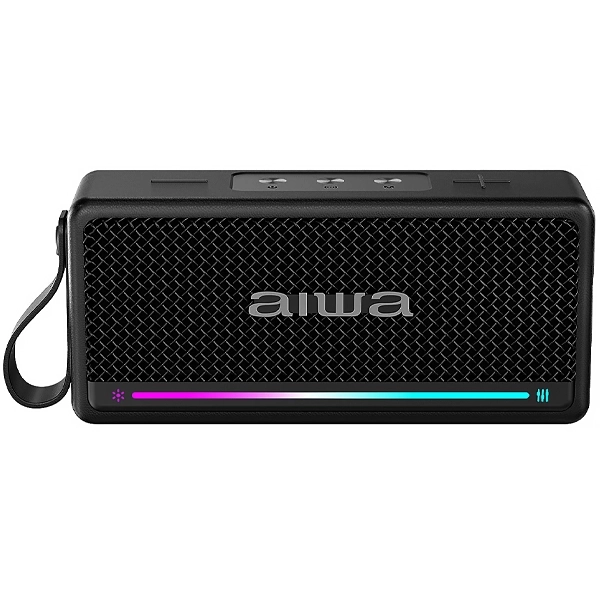 Speaker Aiwa AWQ5 200 watts P.M.P.O con Bluetooth/USB/Auxiliar - Negro