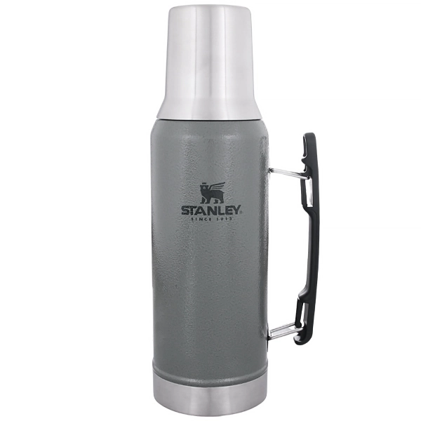 Garrafa Térmica Stanley Classic Mate System de 1.2 Litros - Cinza