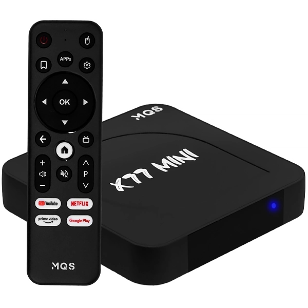 Receptor FTA MQS X77 Mini 4K Ultra HD de 256GB/64GB RAM - Negro