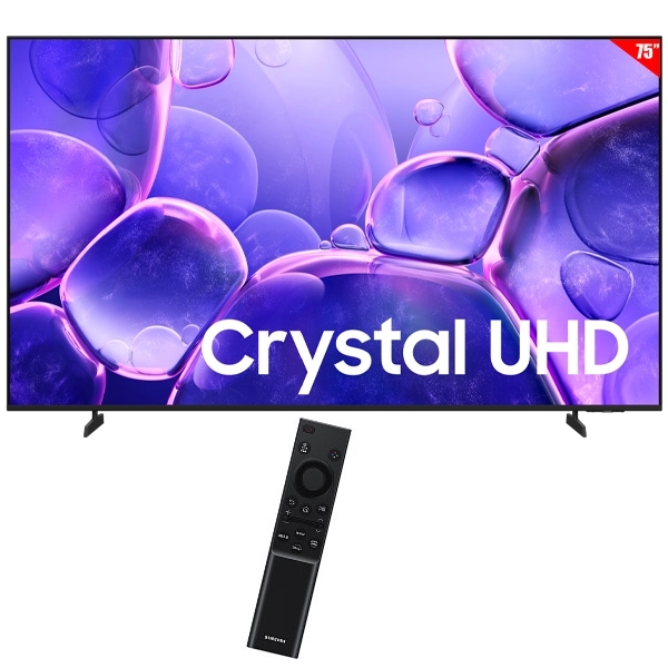 Smart TV LED 75" Samsung Crystal UHD UN75U8000FP 4K Ultra HD Tizen Wi-Fi/Bluetooth com Conversor Digital