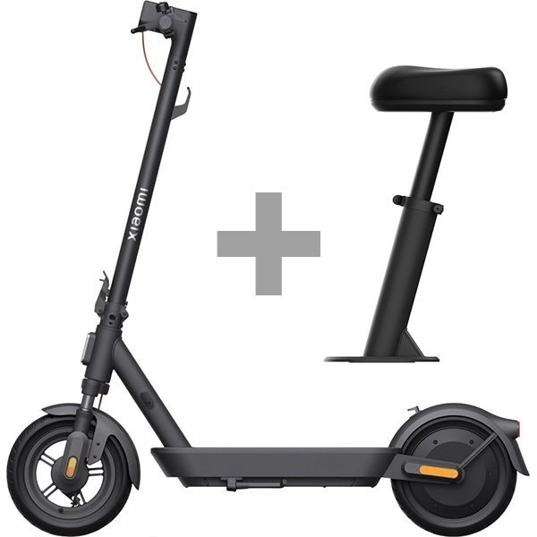 Monopatín Eléctrico Xiaomi Electric Scooter 5 Plus DDHBC24LQ con Ruedas de 12" hasta 25 km/h + Banco para Monopatín