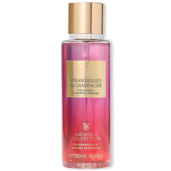 Colônia Spray Feminino Victoria's Secret Strawberry & Champagne Brume Parfumée 250 ml