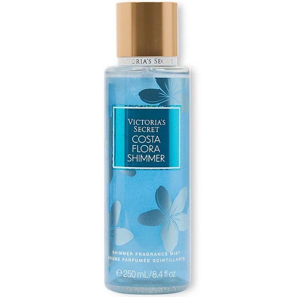 Colônia Spray Feminina Victoria's Secret Costa Flora Shimmer Brume Parfumée 250 ml
