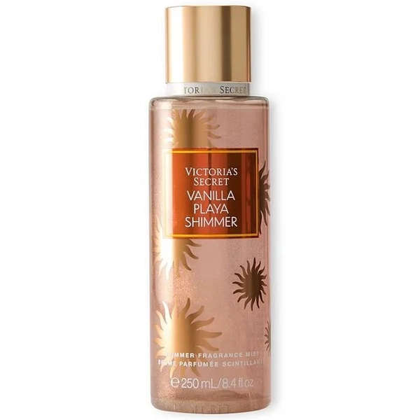 Colônia Spray Feminino Victoria's Secret Vanilla Playa Shimmer Brume Parfumée 250 ml