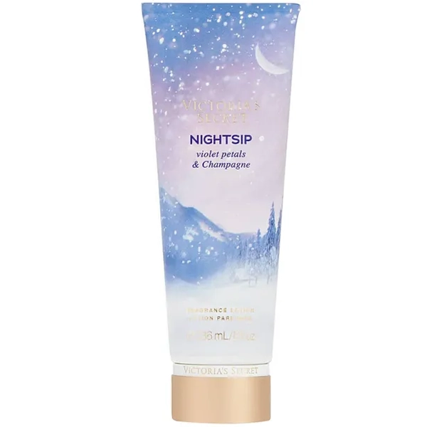 Loção Hidratante Victoria's Secret Nightsip Violet Petals e Champagne 236 ml