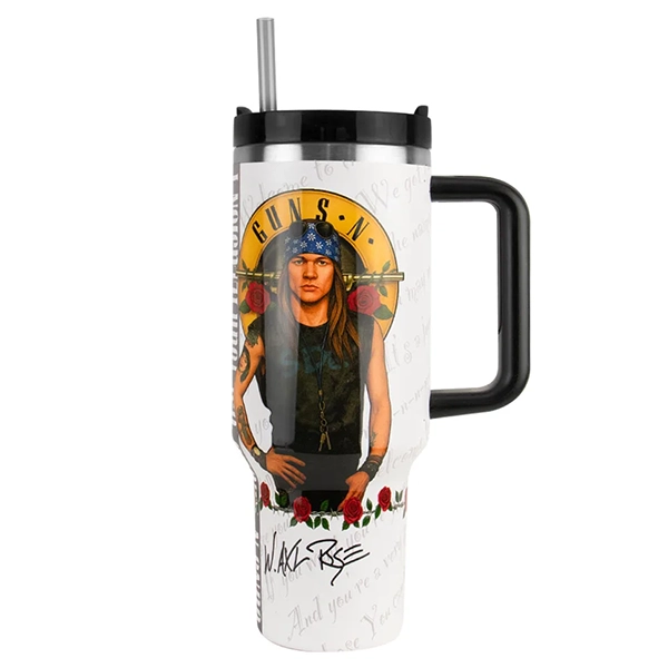 Vaso Térmico WEEDOO de 1.2 Litros - Axl Rose (Blanco)