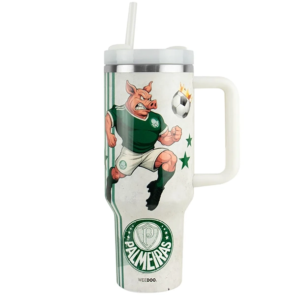 Vaso Térmico WEEDOO de 1.2 Litros - Palmeiras