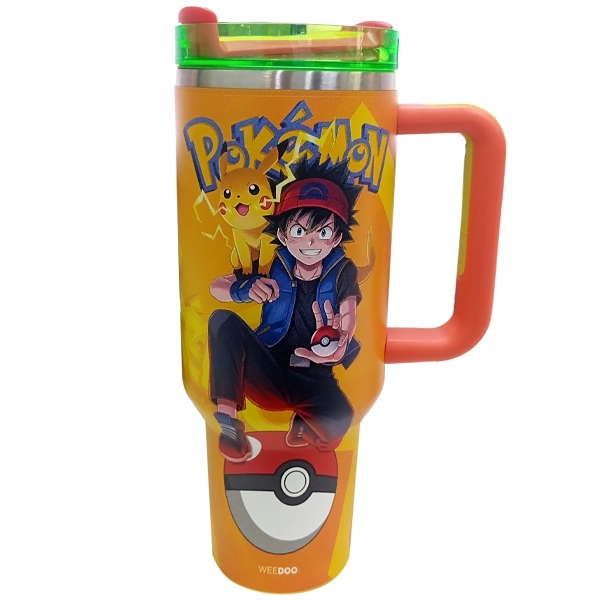 Vaso Térmico WEEDOO de 1.2 Litros - Pokémon (Amarillo)