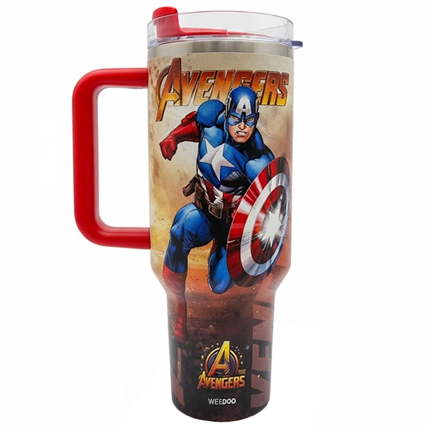 Vaso Térmico WEEDOO de 1.2 Litros - Avengers Capitán América