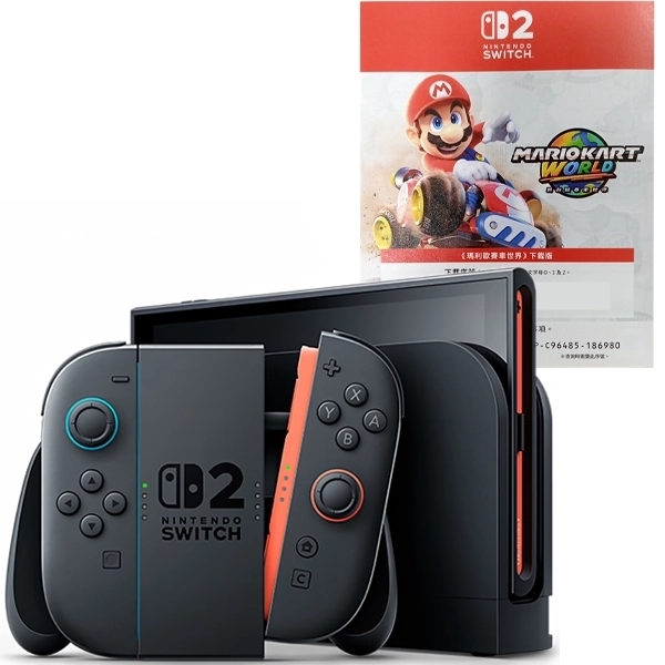 Consola Portátil Nintendo Switch 2 BEE-001 de 7.9" con 256GB - Rojo/Azul + Cupón Mario Kart World