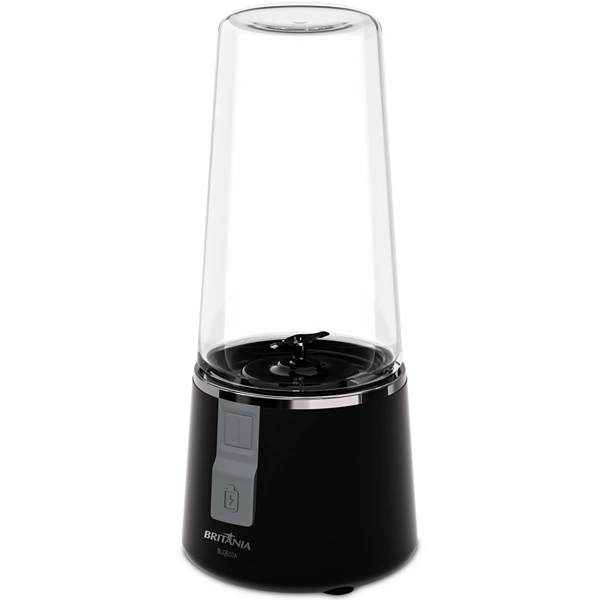Mini Liquidificador Portátil Britania BLQE02A Recarregável - Preto