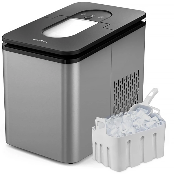 Máquina de Gelo Britânia PMG12A 220V ~ 50 Hz - Preto/Prata