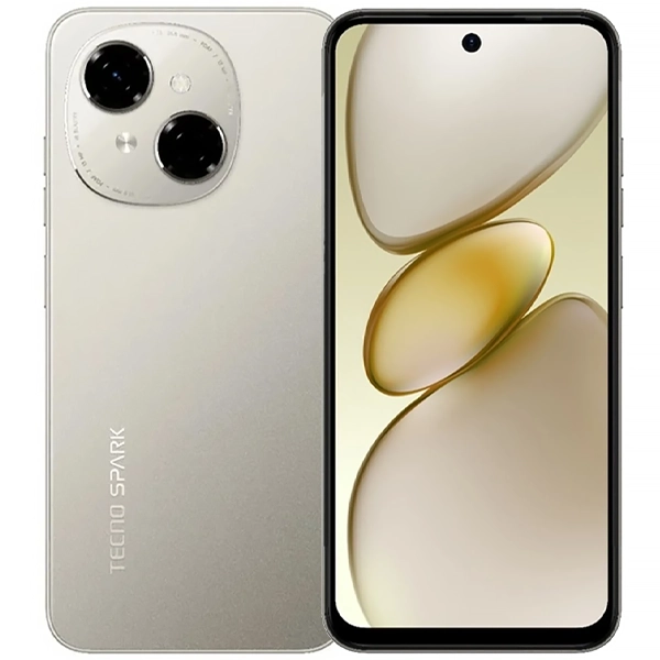 Celular TECNO Spark Go 1S KL4H Dual SIM de 64GB/3GB RAM de 6.67" 13MP/8MP - Titanium Gold