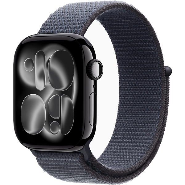 Apple Watch Series 11 42 mm MEW04LW A3331 GPS - Jet Black Aluminum/Anchor Blue Sport