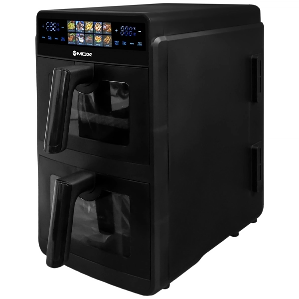 Freidora Eléctrica MOX Doble MO-AF165 3.000 watts 10 Litros 220 - 240V ~ 50/60 Hz - Negro