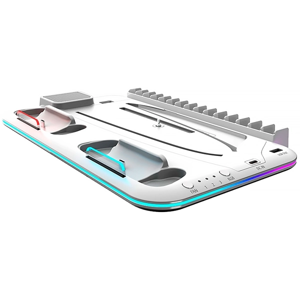 Suporte com Base de Recarga Krab KBD5PRO para PlayStation 5 - Branco