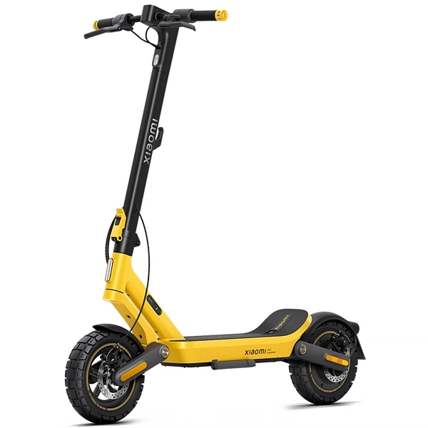 Monopatín Eléctrico Xiaomi Electric Scooter 6 Ultra DDHBC02XB con Ruedas de 12" hasta 25 km/h - Amarilo/Negro