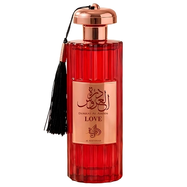 PERFUME FEMININO ARABE AL WATANIAH DURRAT AL AROOS LOVE EDP 85ML