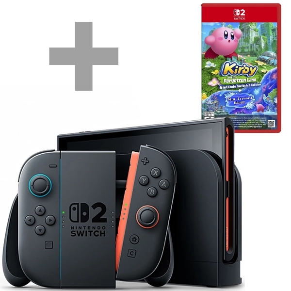 Console Portátil Nintendo Switch 2 BEE-001 de 7.9" com 256GB + Jogo Kirby Forgotten + Star-Crossed