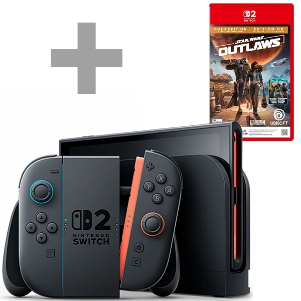 Console Portátil Nintendo Switch 2 BEE-001 de 7.9" com 256GB + Jogo Star Wars Outlaws