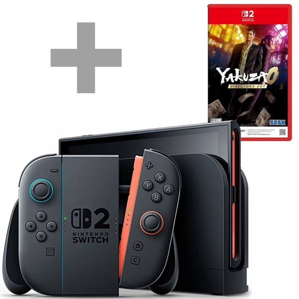 Console Portátil Nintendo Switch 2 BEE-001 de 7.9" com 256GB + Jogo Yakuza 0 Director`s Cut